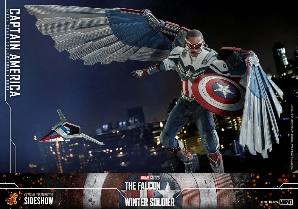 Akční figurka The Falcon and The Winter Soldier 1/6 Captain America 30 cm fotografii produktu