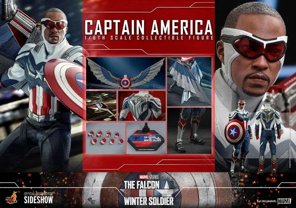Akční figurka The Falcon and The Winter Soldier 1/6 Captain America 30 cm fotografii produktu