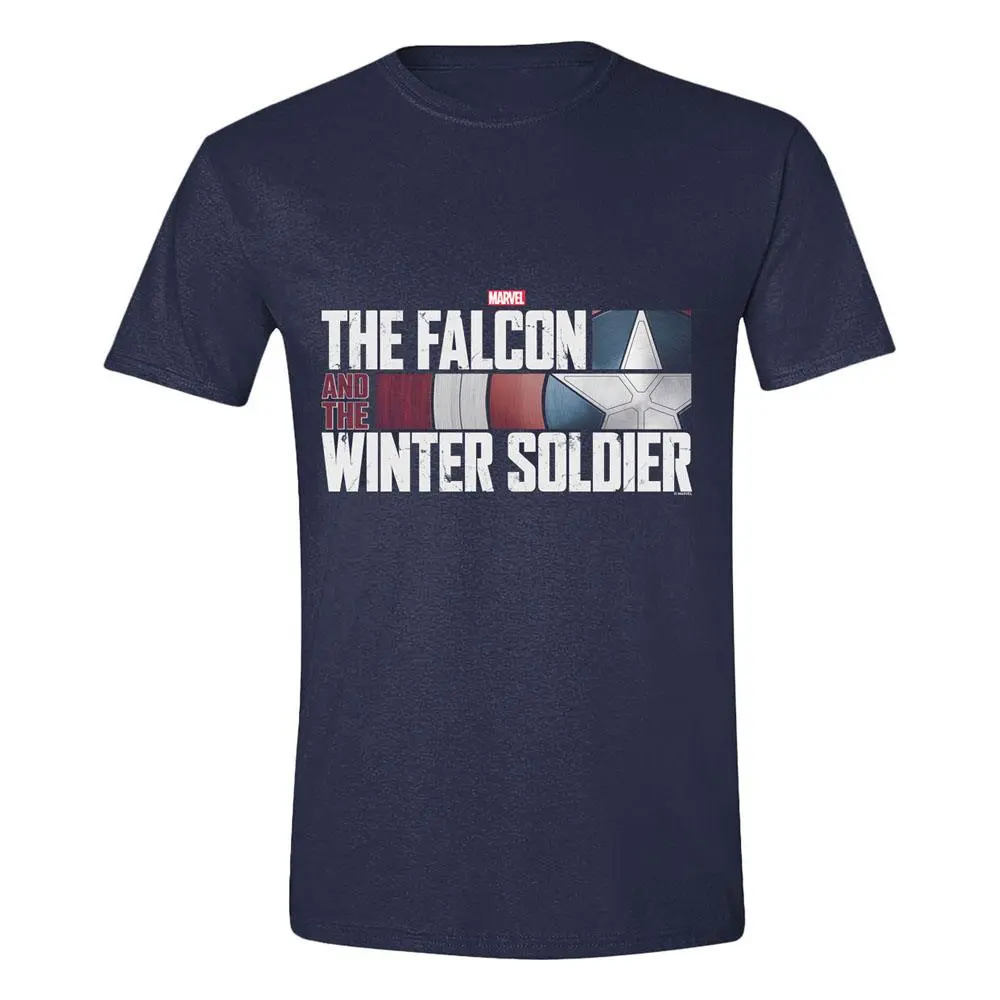 The Falcon and the Winter Soldier Action HR Logo Navy tričko fotografii produktu