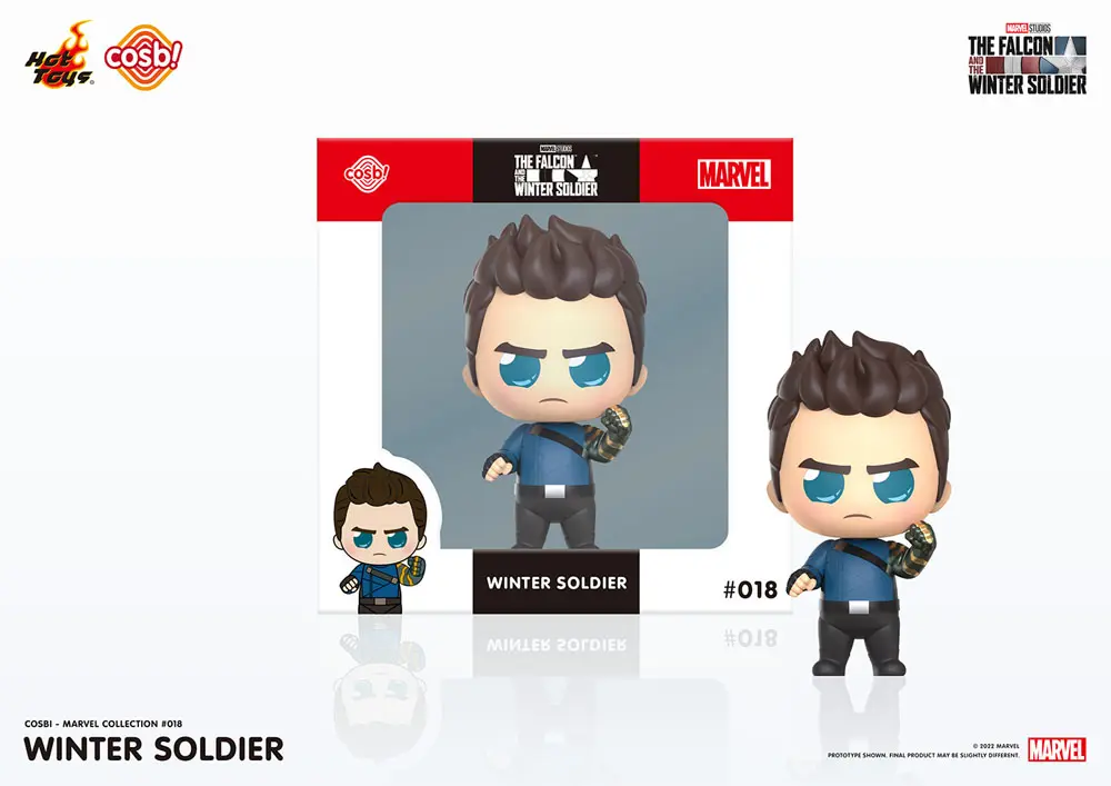 The Falcon and the Winter Soldier Cosbi Mini figurka Bucky Barnes 8 cm fotografii produktu