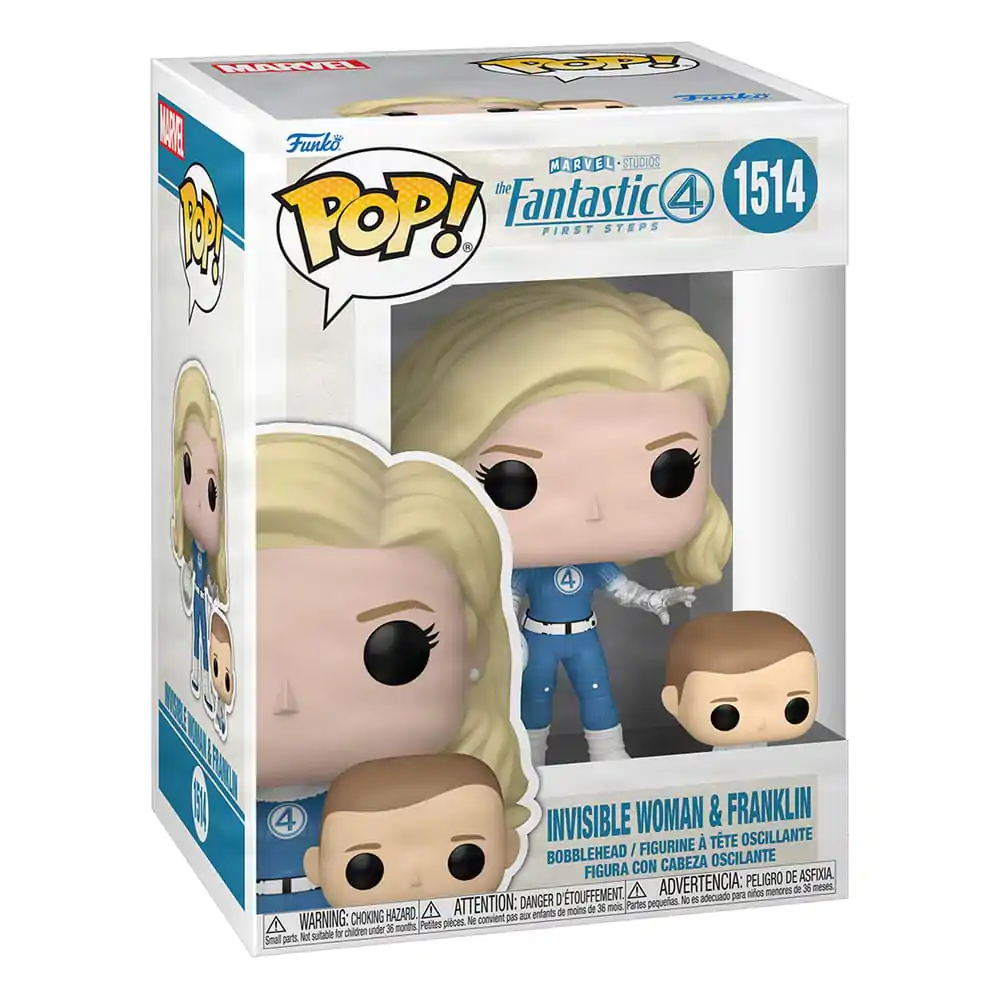 The Fantastic Four: First Steps Funko POP! & Buddy Marvel vinylová figurka Invisible Woman & Franklin 9 cm fotografii produktu