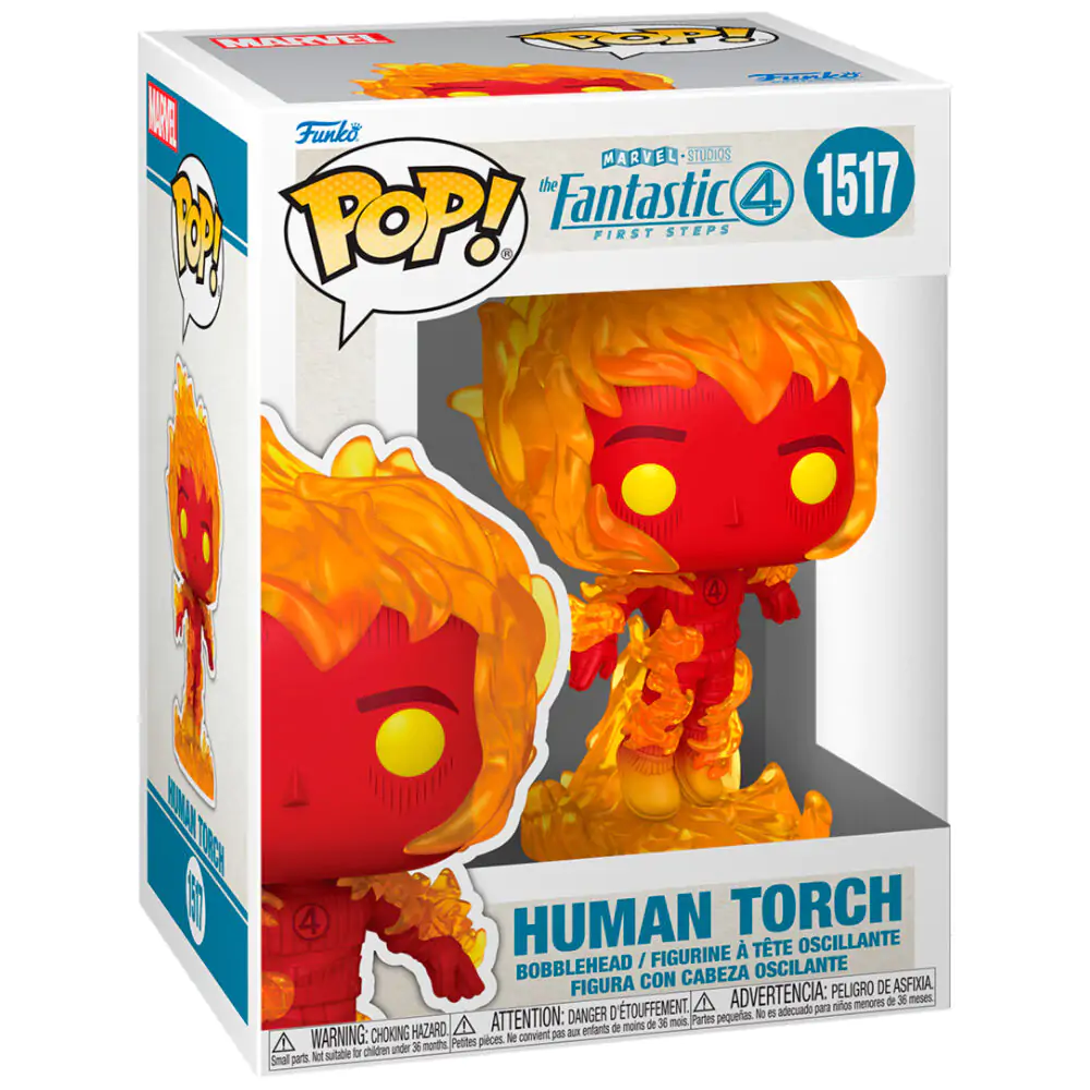 The Fantastic Four: First Steps Funko POP! Marvel Vinyl Figurka Human Torch 9 cm fotografii produktu