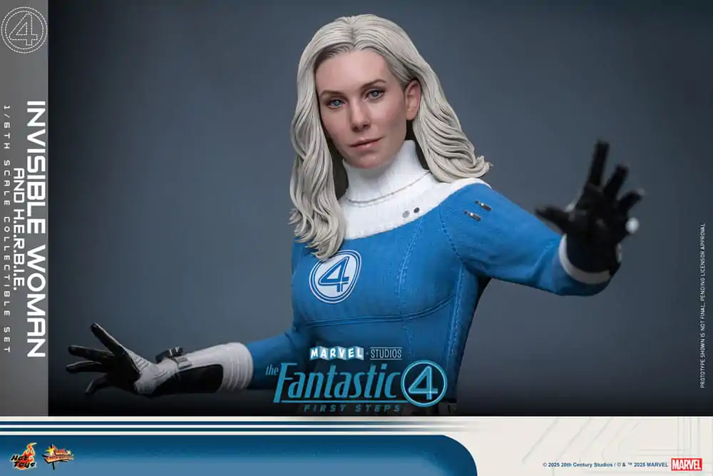 The Fantastic Four: First Steps Movie Masterpiece Akční figurka balení 2 kusů 1/6 Invisible Woman & H.E.R.B.I.E. 28 cm fotografii produktu