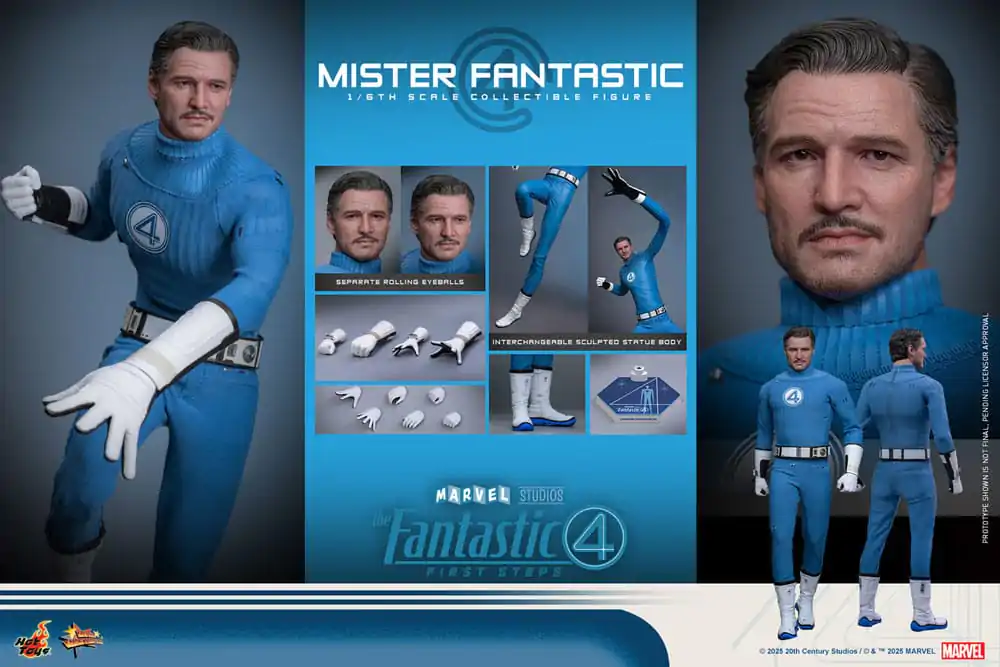 The Fantastic Four: First Steps Movie Masterpiece akční figurka 1/6 Mister Fantastic 30 cm fotografii produktu
