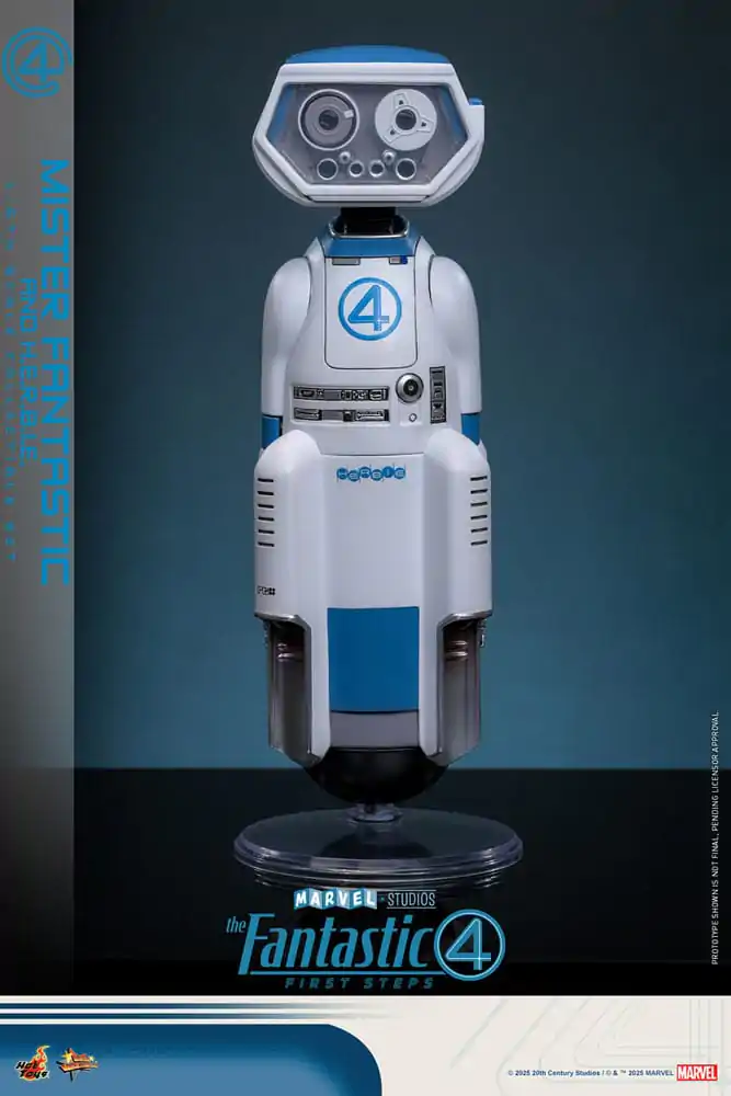 The Fantastic Four: First Steps Movie Masterpiece Akční figurka balení 2 kusů 1/6 Mister Fantastic & H.E.R.B.I.E. 30 cm fotografii produktu
