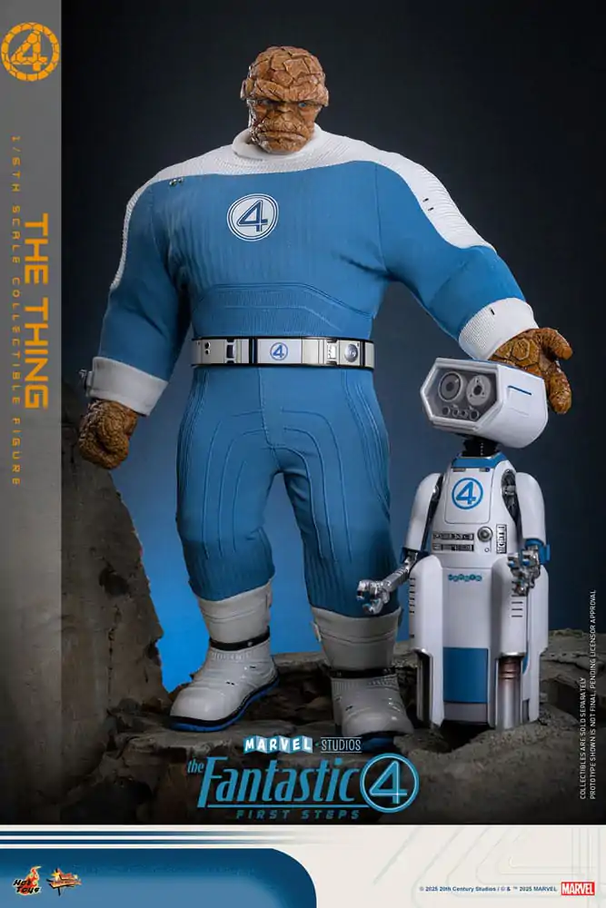 The Fantastic Four: First Steps Movie Masterpiece akční figurka 1/6 The Thing 31 cm fotografii produktu
