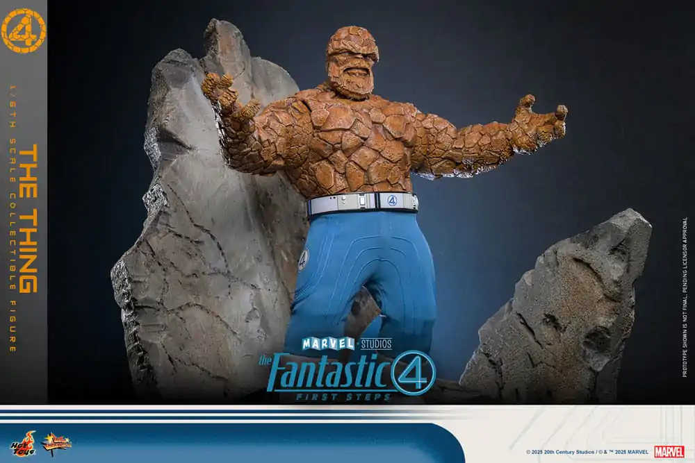 The Fantastic Four: First Steps Movie Masterpiece akční figurka 1/6 The Thing 31 cm fotografii produktu
