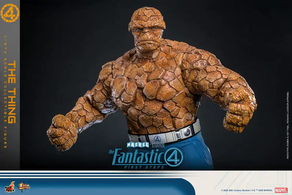 The Fantastic Four: First Steps Movie Masterpiece akční figurka 1/6 The Thing 31 cm fotografii produktu