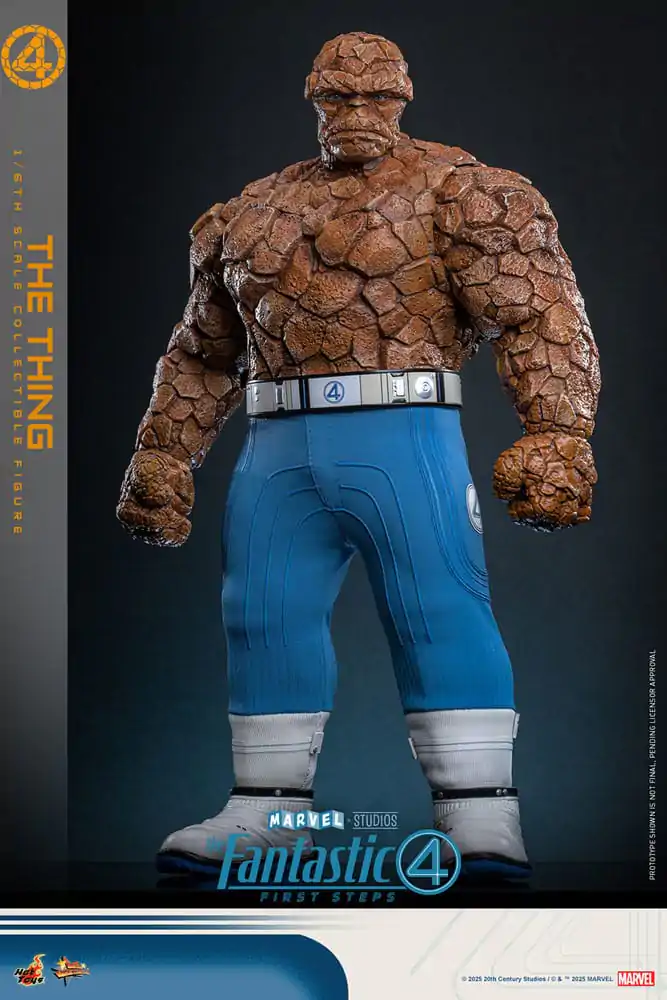 The Fantastic Four: First Steps Movie Masterpiece akční figurka 1/6 The Thing 31 cm fotografii produktu