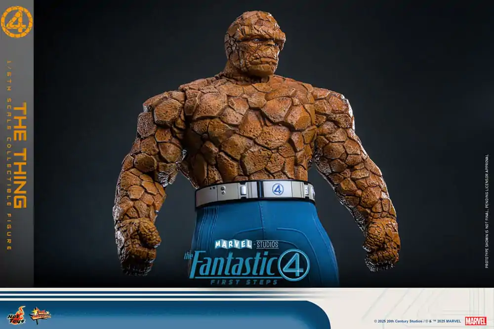 The Fantastic Four: First Steps Movie Masterpiece akční figurka 1/6 The Thing 31 cm fotografii produktu