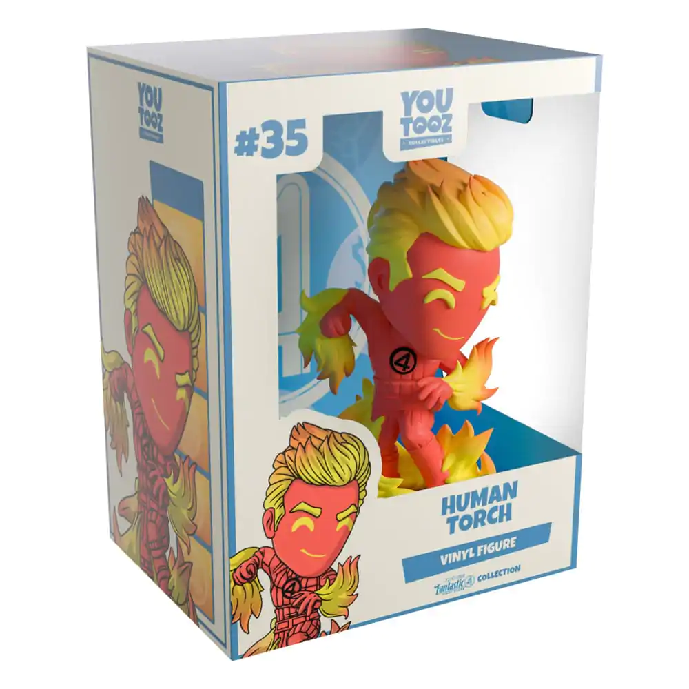 The Fantastic Four Vinylová figurka Human Torch 14 cm fotografii produktu