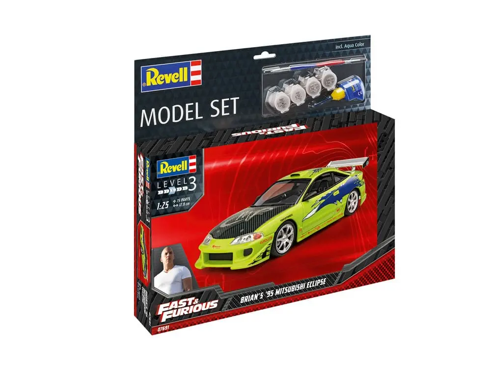 The Fast & Furious modelová stavebnice se základním příslušenstvím Brian's 1995 Mitsubishi Eclipse fotografii produktu