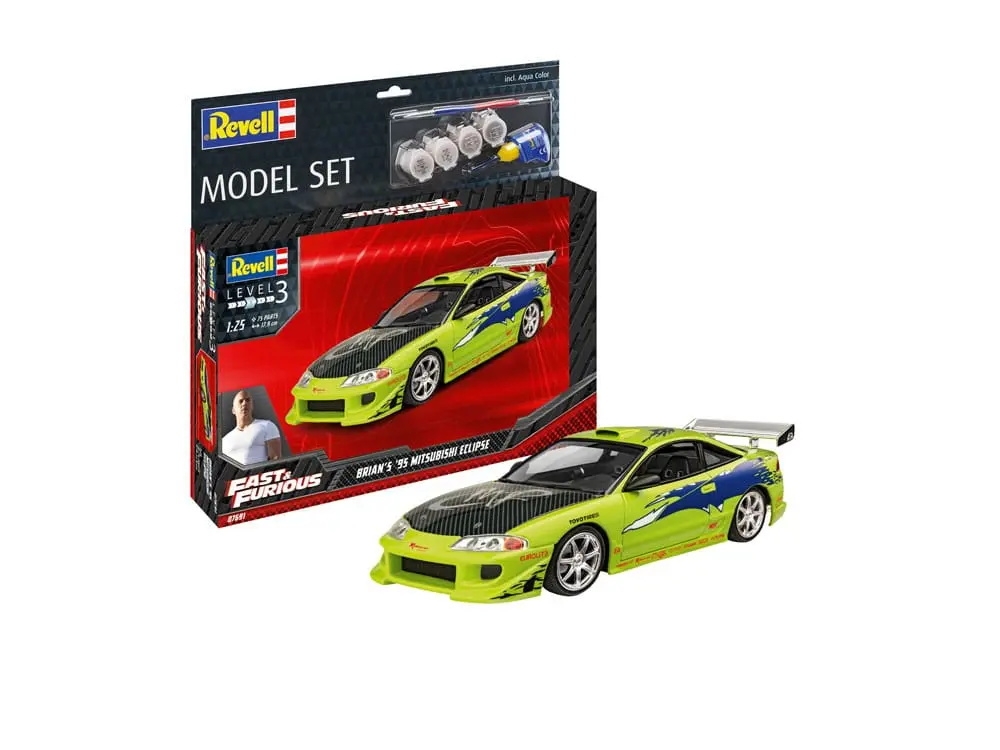 The Fast & Furious modelová stavebnice se základním příslušenstvím Brian's 1995 Mitsubishi Eclipse fotografii produktu