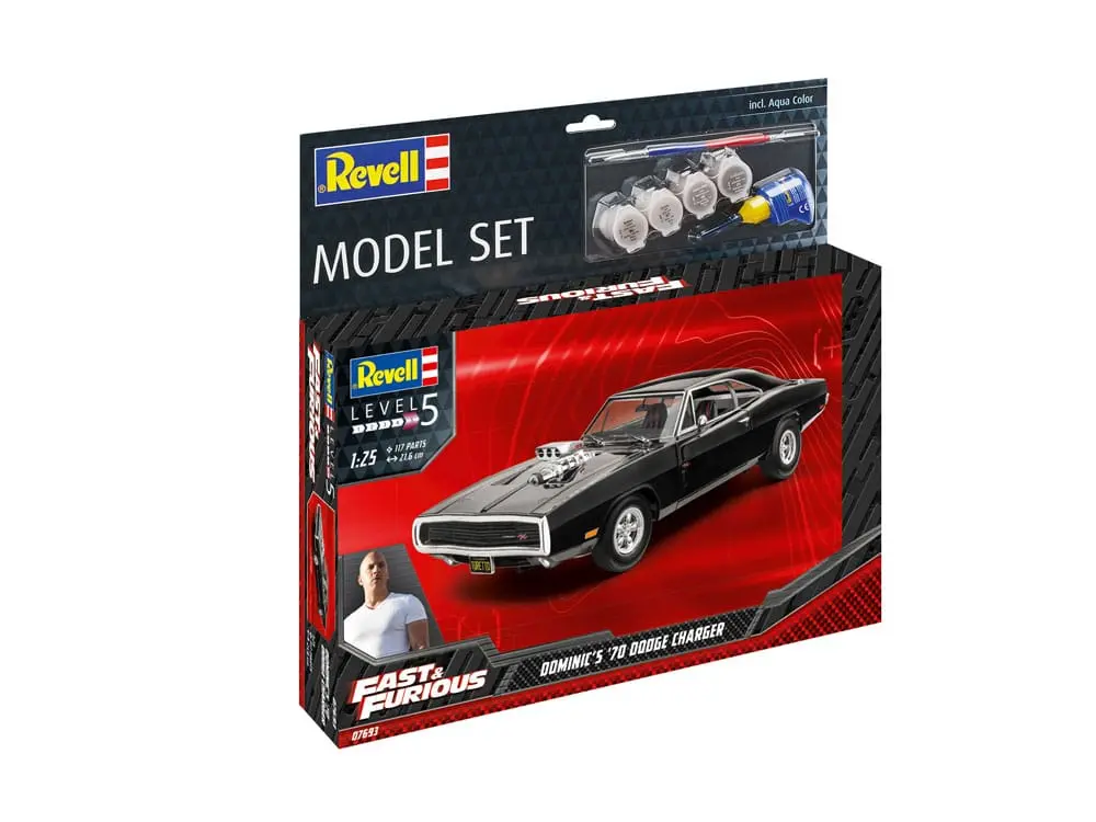 The Fast & Furious Model Kit s_ základním příslušenstvím Dominic's 1970 Dodge Charger fotografii produktu