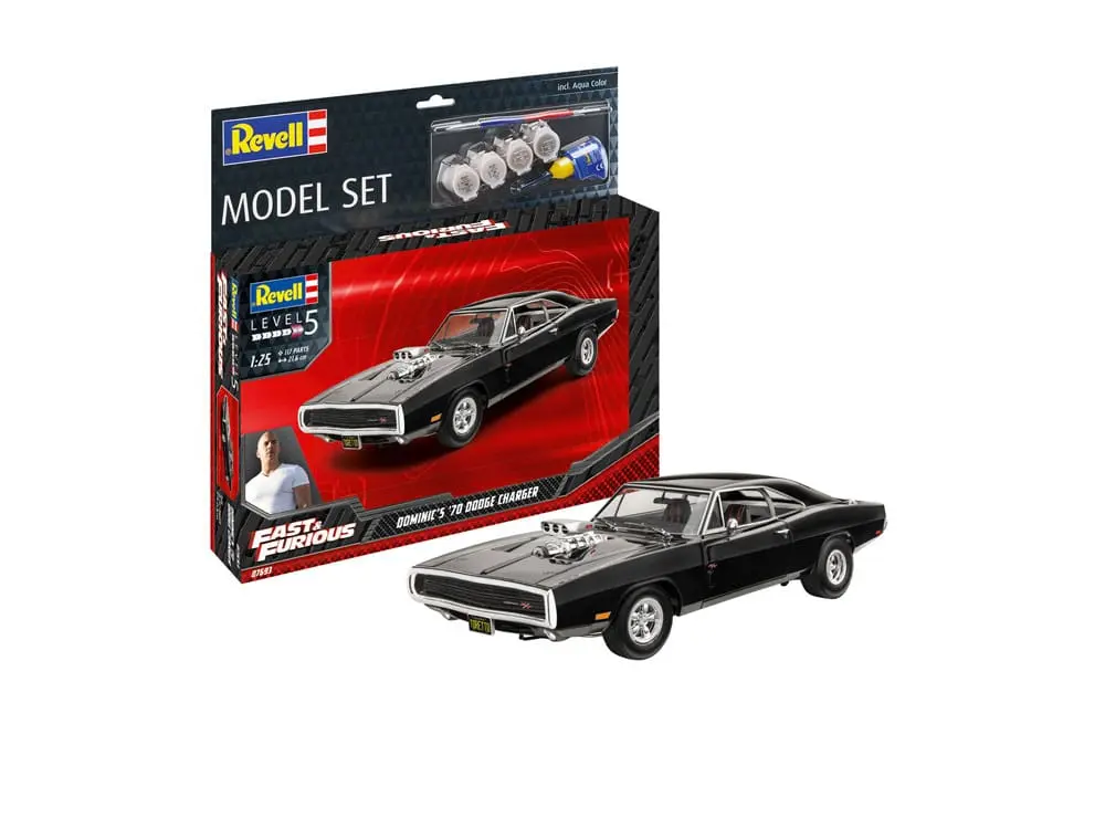 The Fast & Furious Model Kit s_ základním příslušenstvím Dominic's 1970 Dodge Charger fotografii produktu