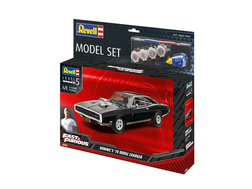 The Fast & Furious Model Kit s_ základním příslušenstvím Dominic's 1970 Dodge Charger fotografii produktu