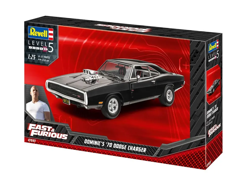 The Fast & Furious Model Kit Dominics 1970 Dodge Charger - Modelářská stavebnice fotografii produktu
