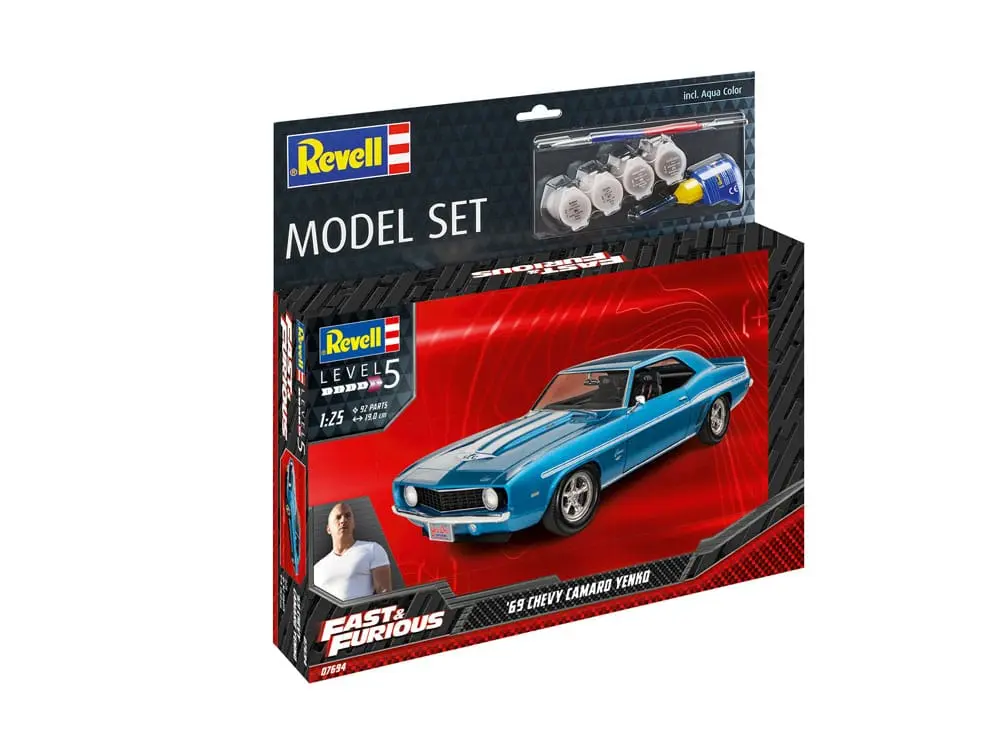 The Fast & Furious Model Kit se základním příslušenstvím 1969 Chevy Camaro Yenko fotografii produktu