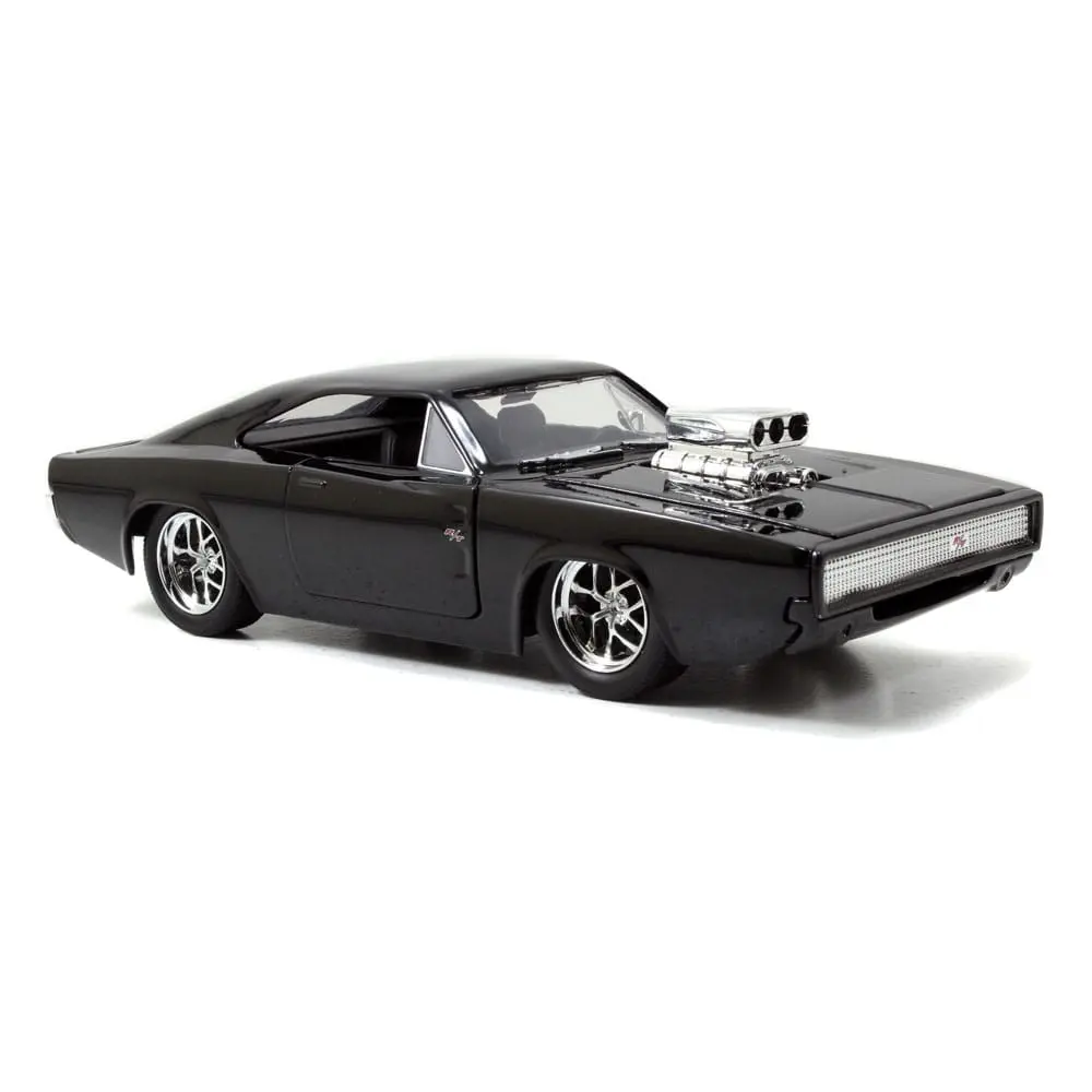 The Fast and Furious Diecast Model Hollywood Rides 1/24 1970 Dodge Charger s Dom Toretto Figurkou fotografii produktu