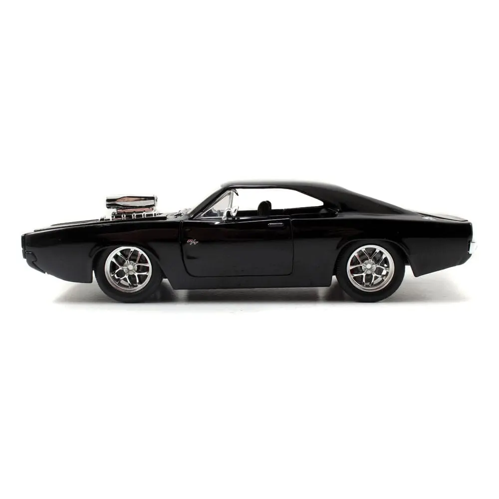 The Fast and Furious Diecast Model Hollywood Rides 1/24 1970 Dodge Charger s Dom Toretto Figurkou fotografii produktu