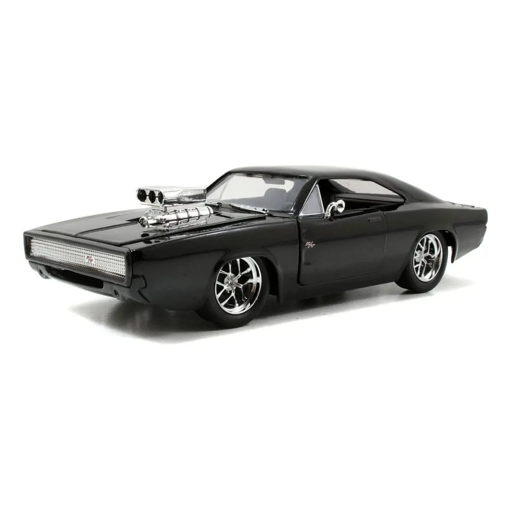 The Fast and Furious Diecast Model Hollywood Rides 1/24 1970 Dodge Charger s Dom Toretto Figurkou fotografii produktu