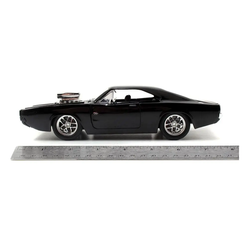 The Fast and Furious Diecast Model Hollywood Rides 1/24 1970 Dodge Charger s Dom Toretto Figurkou fotografii produktu