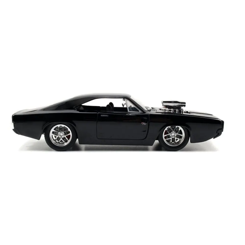 The Fast and Furious Diecast Model Hollywood Rides 1/24 1970 Dodge Charger s Dom Toretto Figurkou fotografii produktu