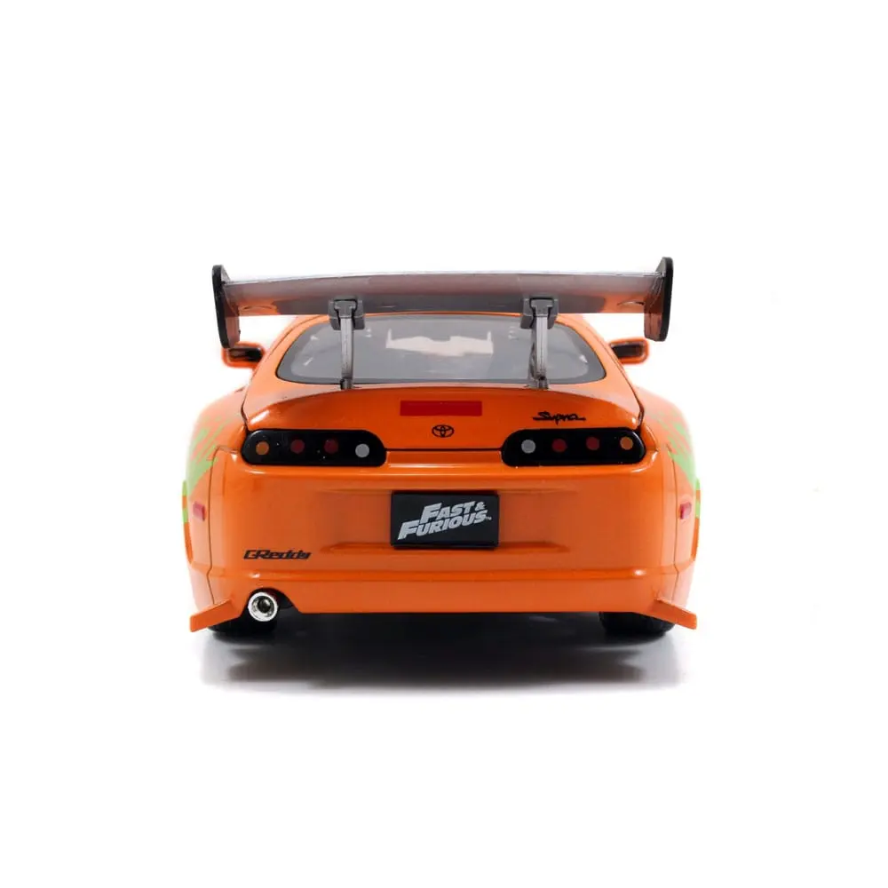 The Fast and Furious Diecast Model Hollywood Rides 1/24 1995 Toyota Supra s figurkou Briana O'Connora fotografii produktu