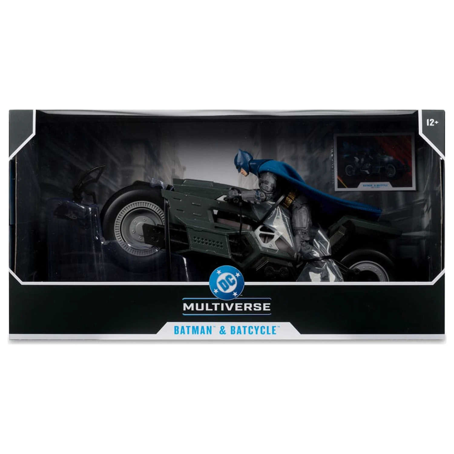 The Flash DC Multiverse vozidlo Batcycle s Batmanem fotografii produktu