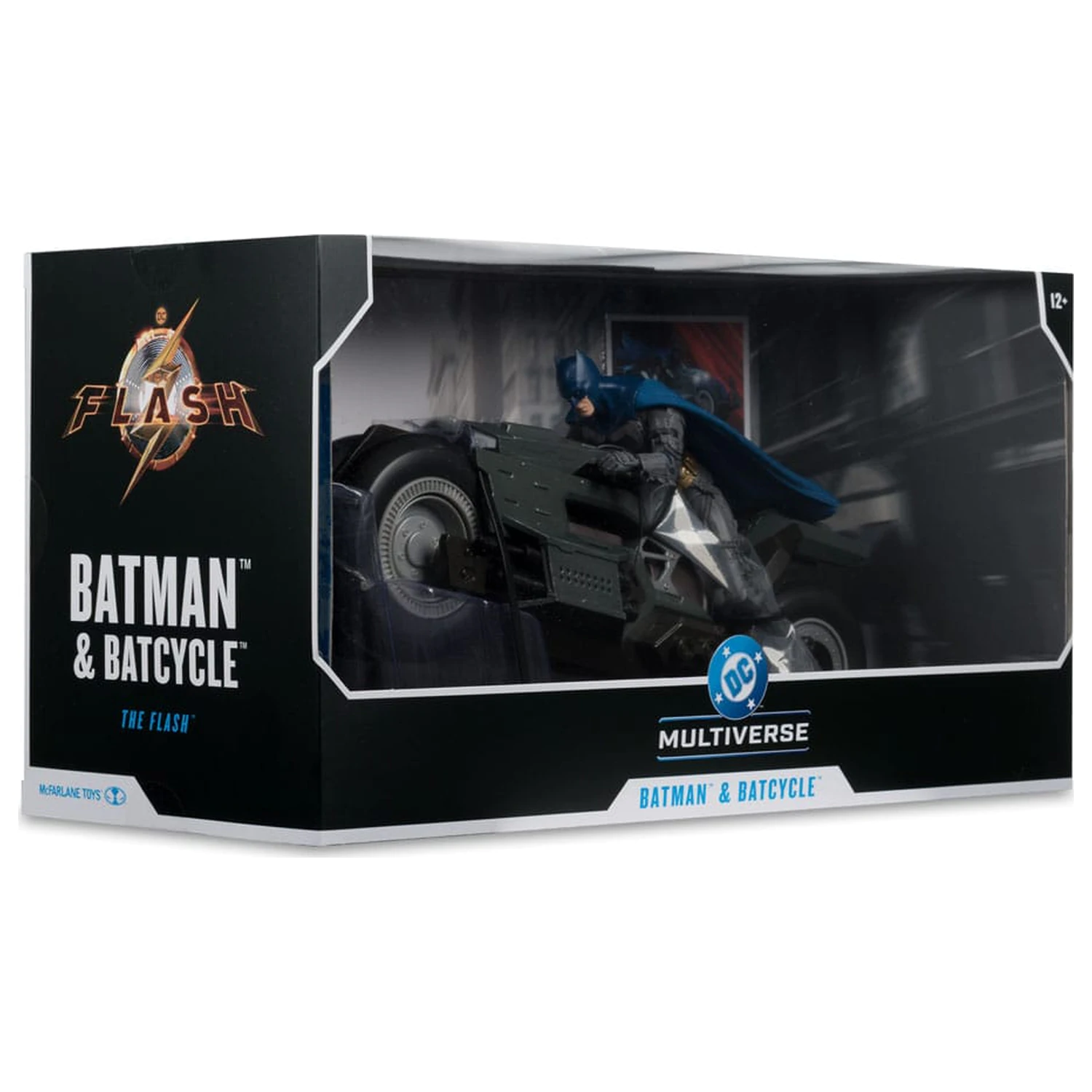The Flash DC Multiverse vozidlo Batcycle s Batmanem fotografii produktu