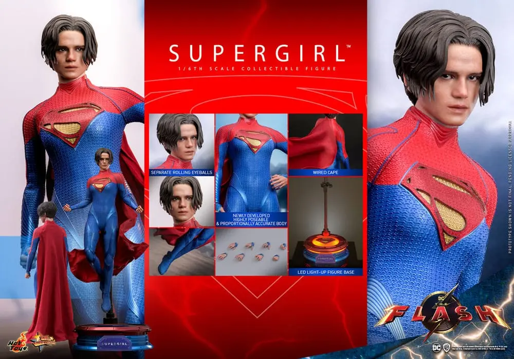 The Flash Movie Masterpiece Akční figurka 1/6 Supergirl 28 cm fotografii produktu