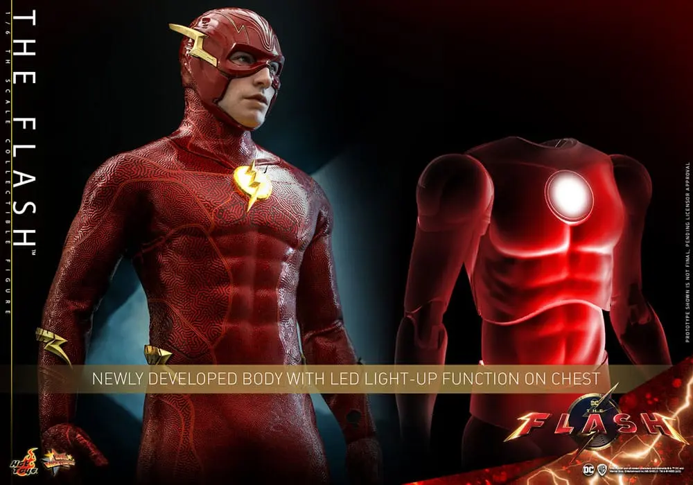 The Flash Movie Masterpiece Akční figurka 1/6 The Flash 30 cm fotografii produktu