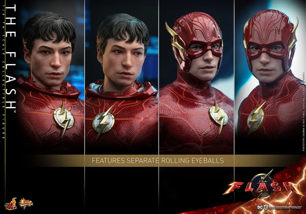 The Flash Movie Masterpiece Akční figurka 1/6 The Flash 30 cm fotografii produktu