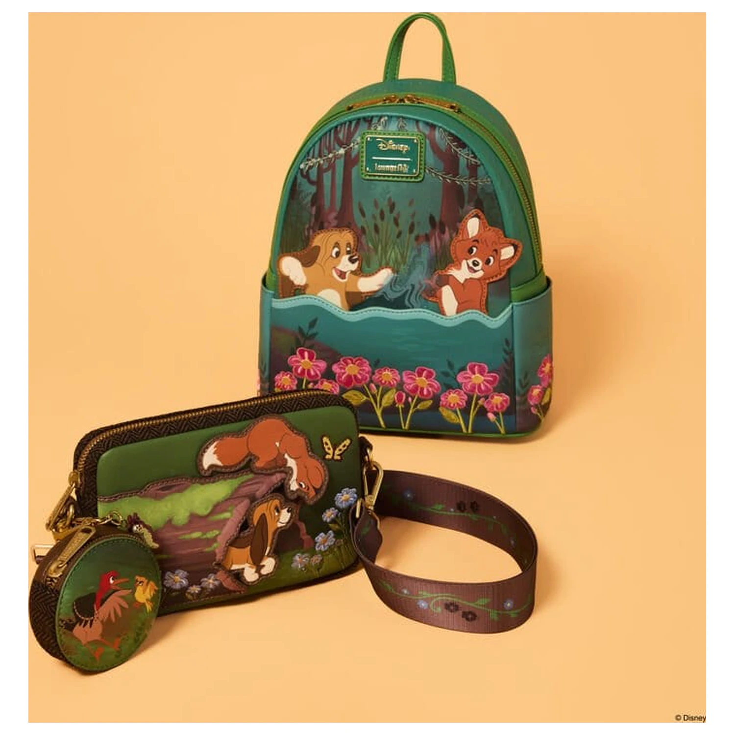 The Fox and the Hound by Loungefly Plátěná Nákupní taška Tod & Vixey fotografii produktu