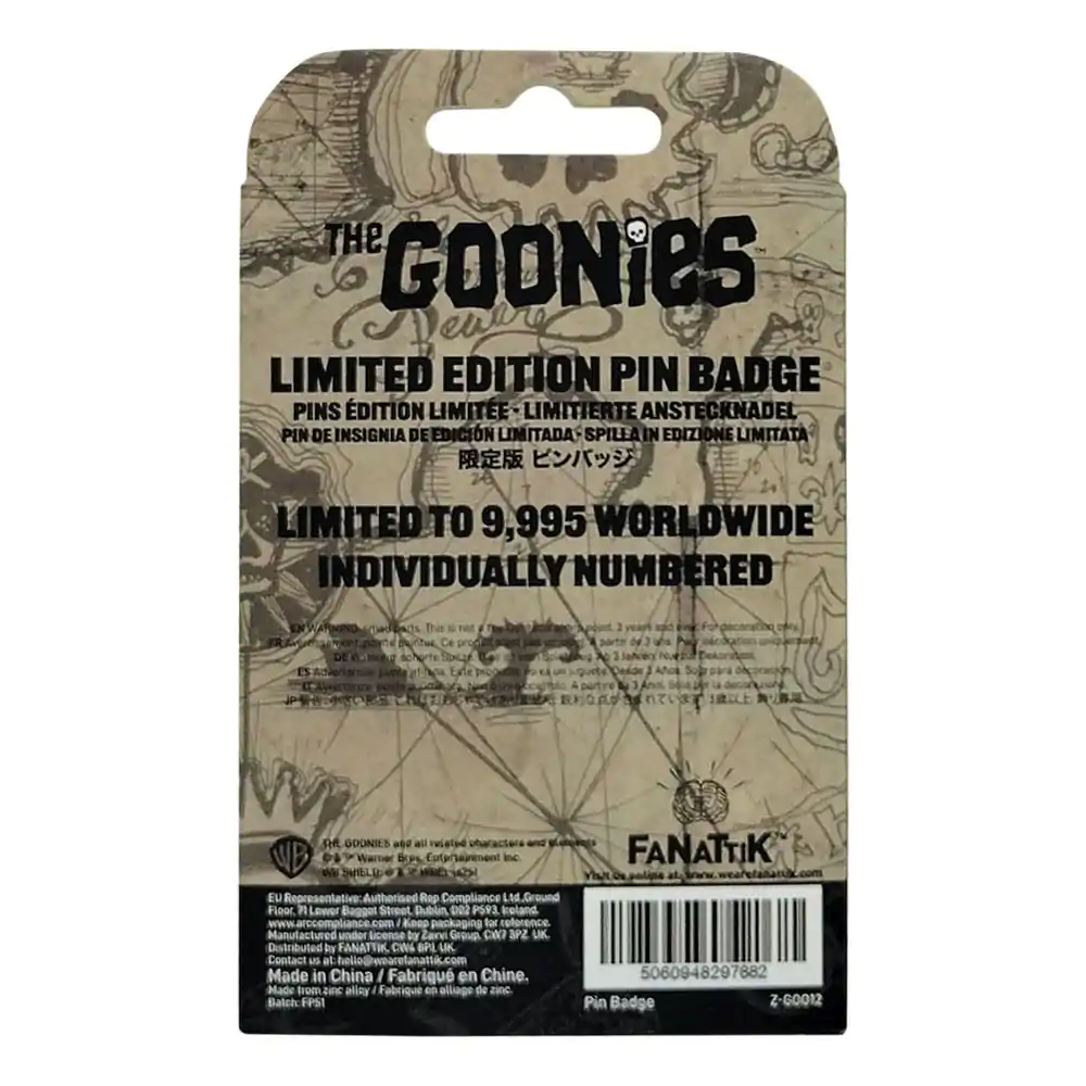 The Goonies Pin Odznak 40. výročí Never Say Die fotografii produktu