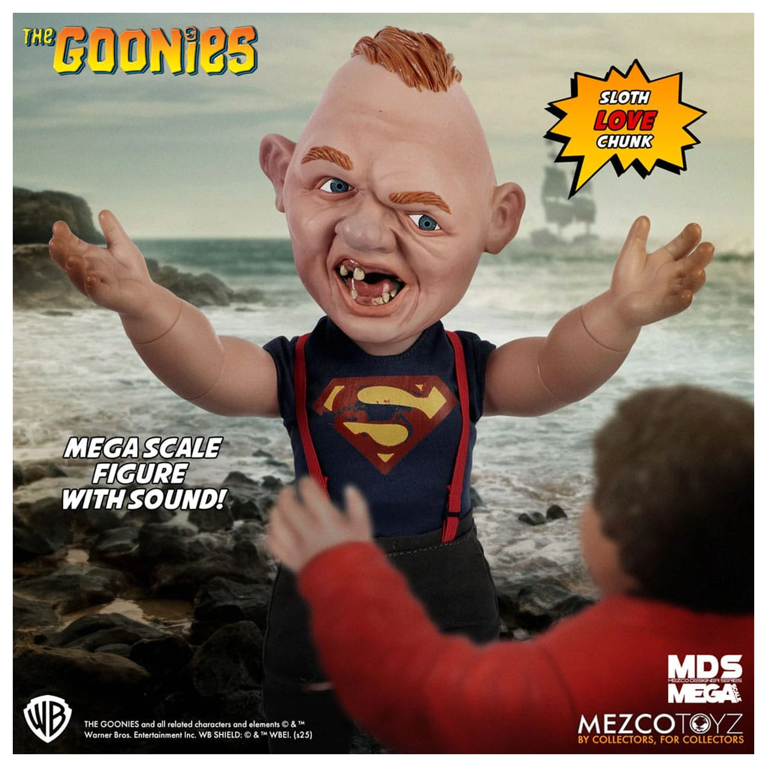 The Goonies MDS Mega Scale Panenka Talking Sloth se zvukem 38 cm fotografii produktu
