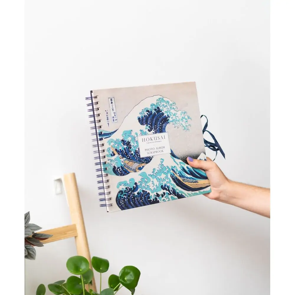 The Great Wave of Kanagawa Hokusai Scrapbook Foto album fotografii produktu