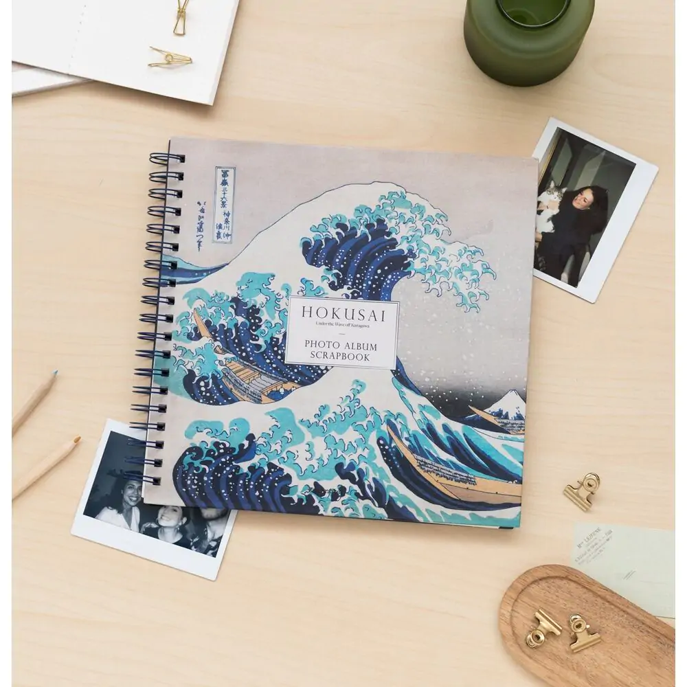 The Great Wave of Kanagawa Hokusai Scrapbook Foto album fotografii produktu