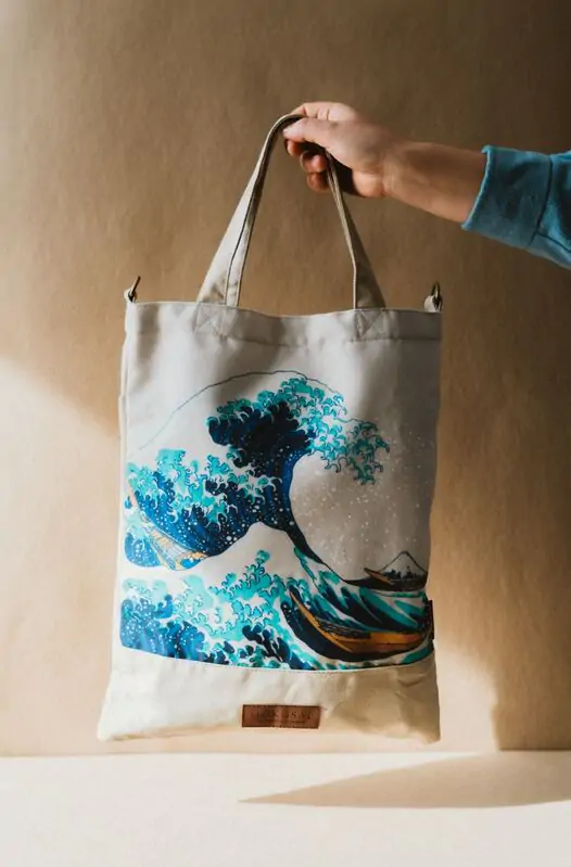 Nákupní taška The Great Wave off Kanagawa fotografii produktu