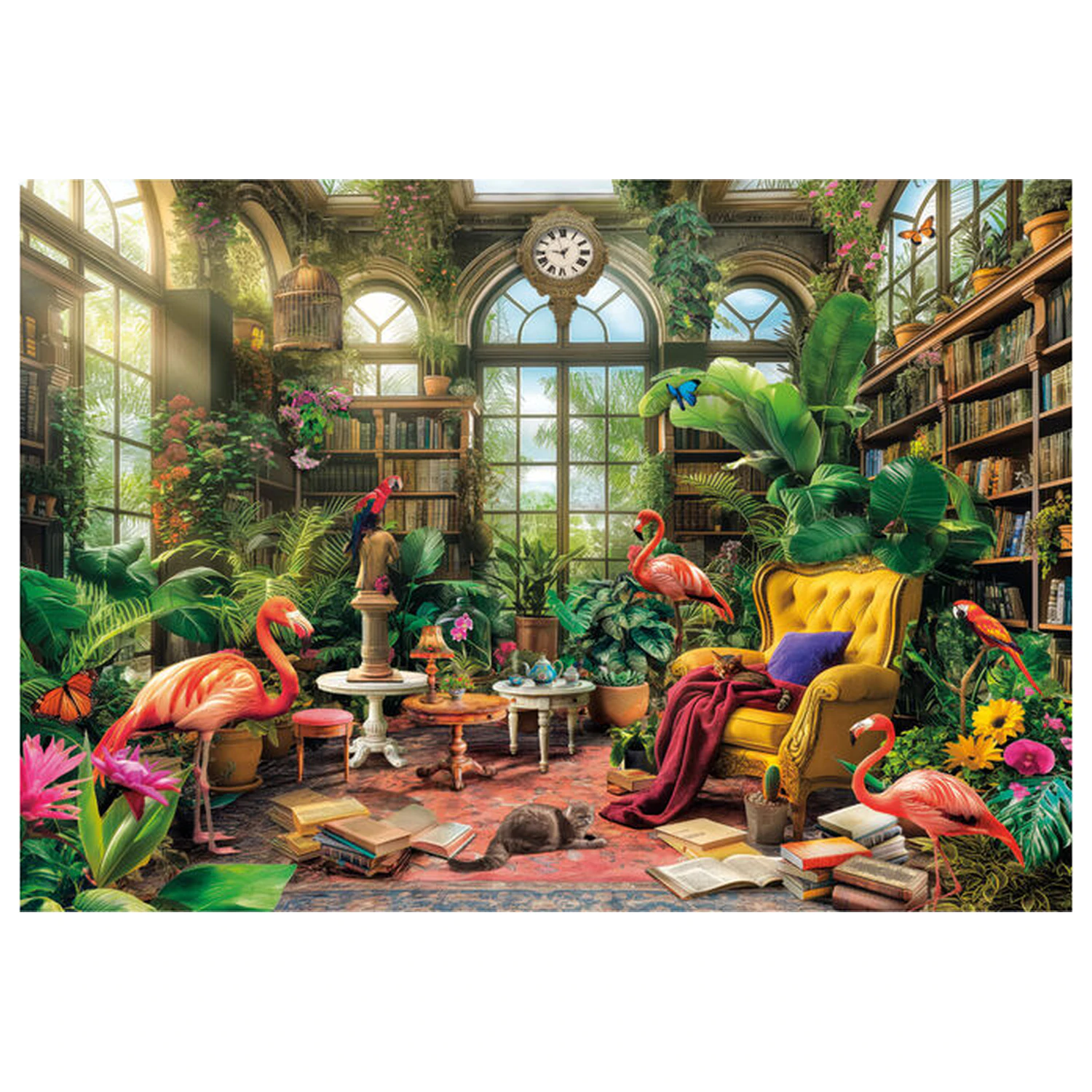 The Greenhouse Library puzzle 1000 ks fotografii produktu