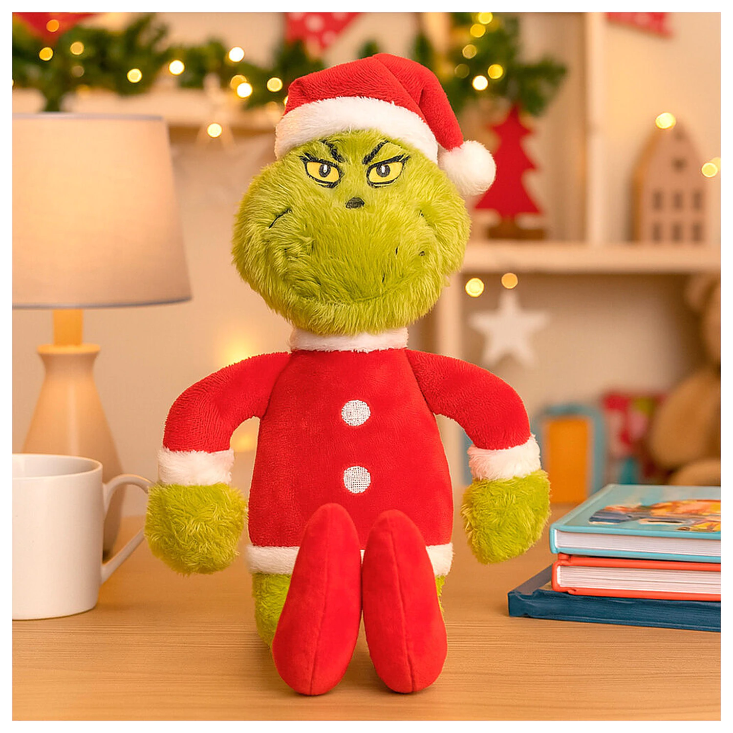 The Grinch Father Christmas plyšová hračka 30 cm fotografii produktu