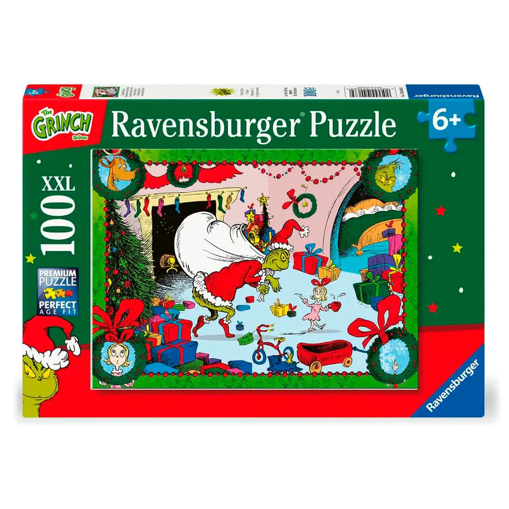 The Grinch XXL puzzle 100 dílků fotografii produktu