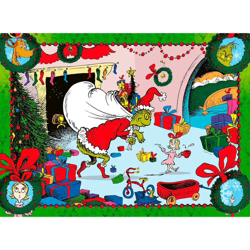 The Grinch XXL puzzle 100 dílků fotografii produktu