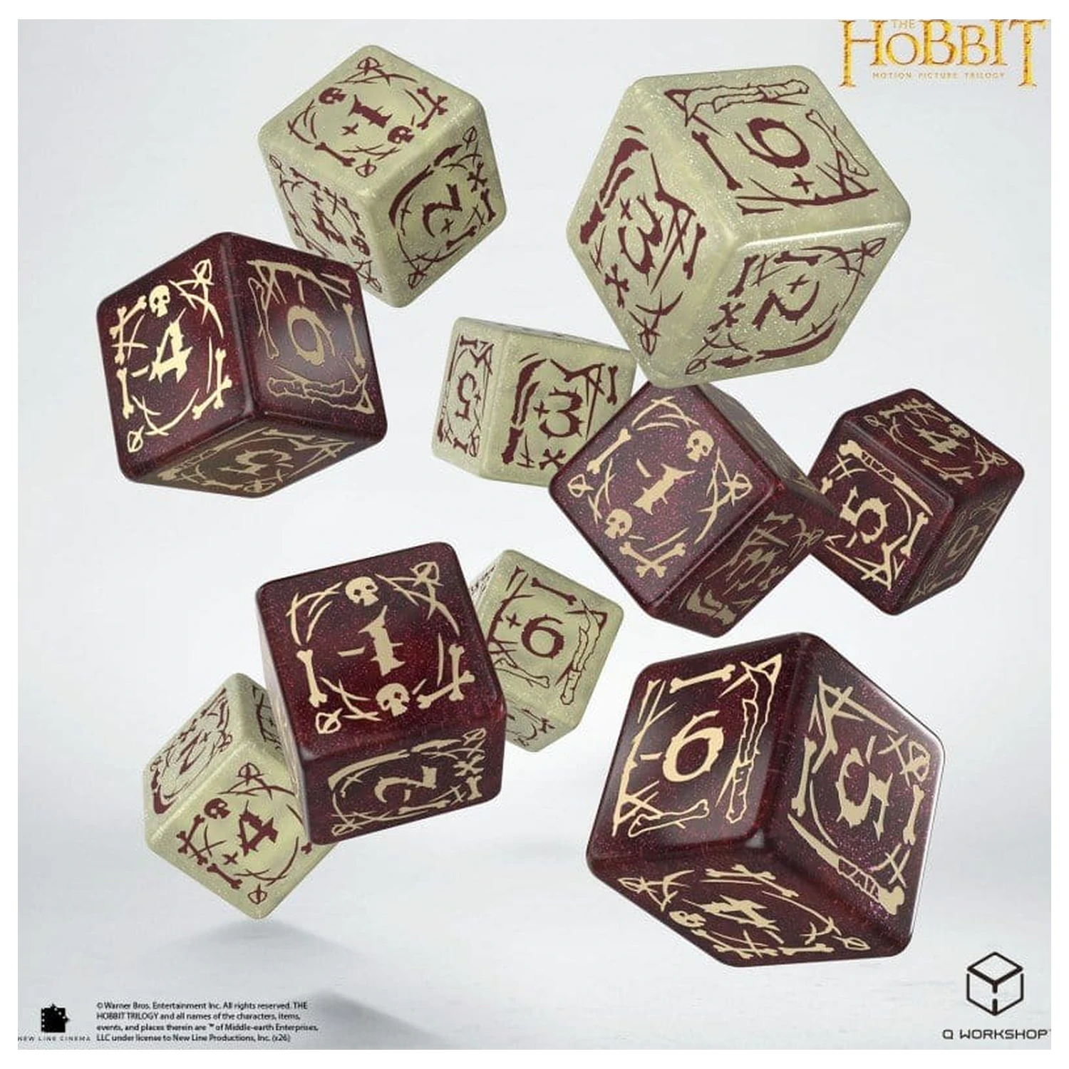 The Hobbit: 10 D6 sada kostek Goblins fotografii produktu