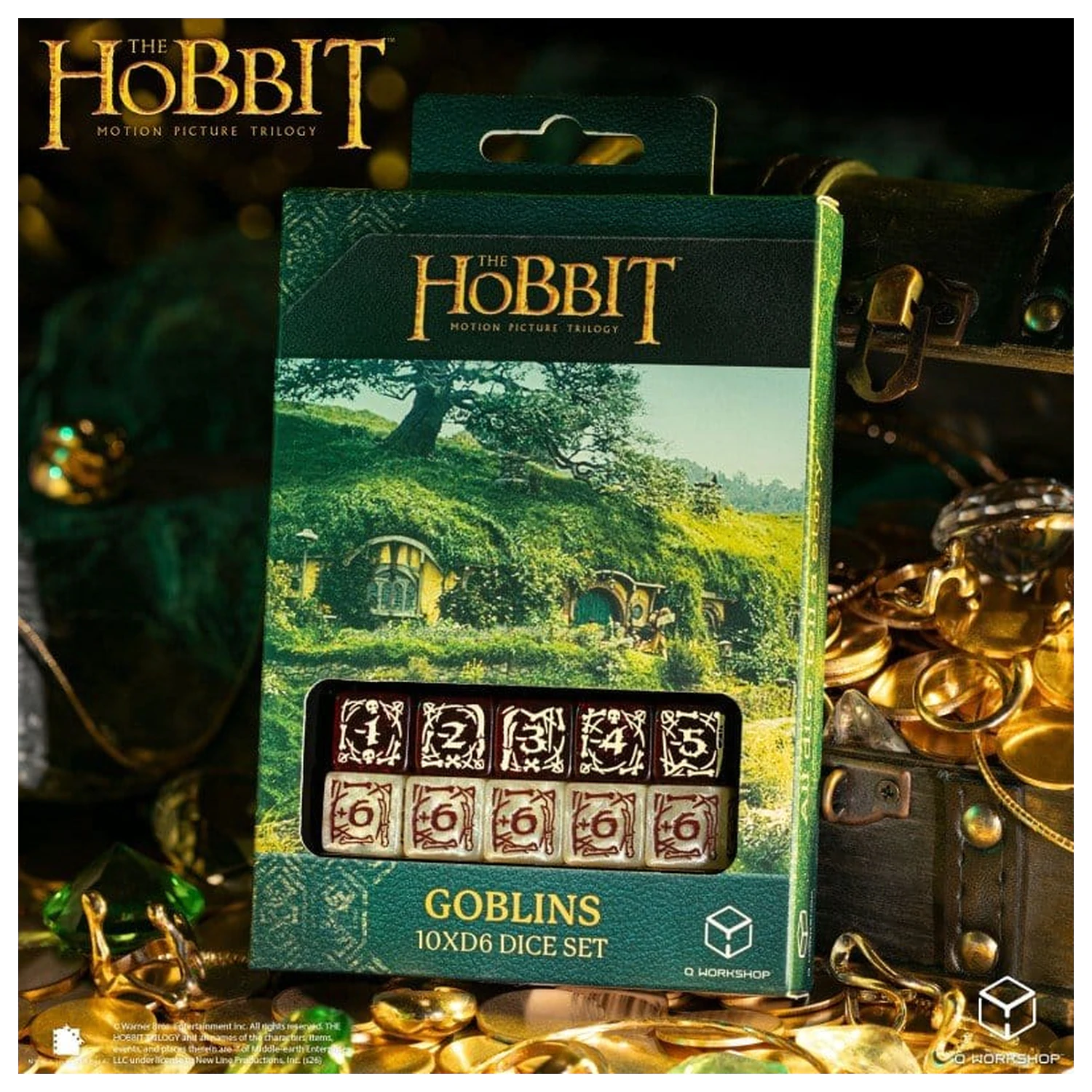 The Hobbit: 10 D6 sada kostek Goblins fotografii produktu