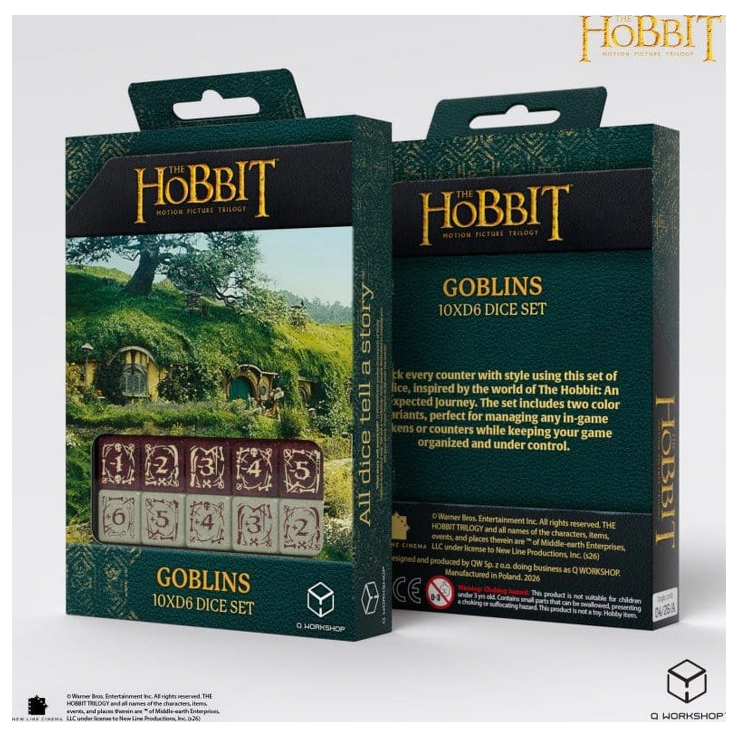 The Hobbit: 10 D6 sada kostek Goblins fotografii produktu