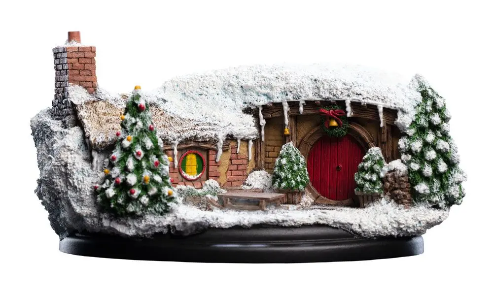 The Hobbit An Unexpected Journey Statue 35 Bagshot Row Christmas Edition 7 cm Soška fotografii produktu