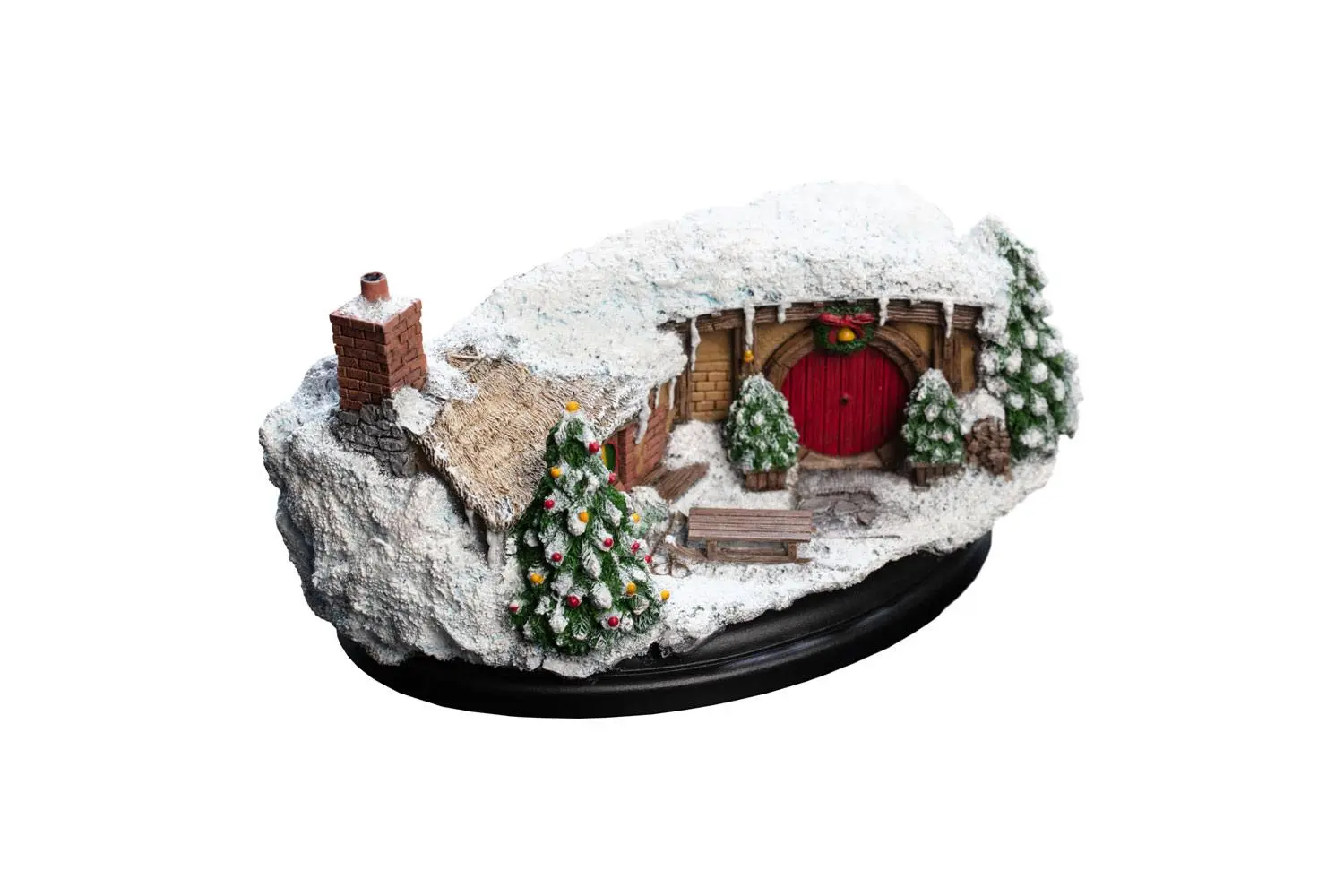 The Hobbit An Unexpected Journey Statue 35 Bagshot Row Christmas Edition 7 cm Soška fotografii produktu