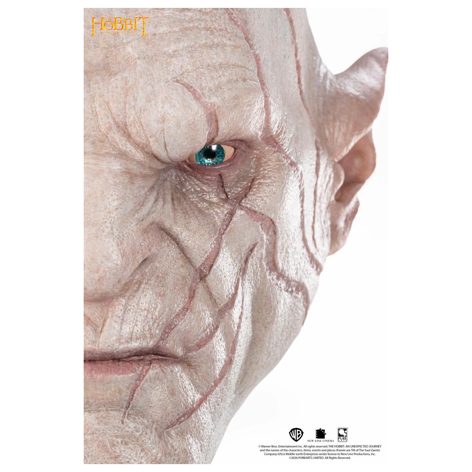 The Hobbit Art Maska Azog Replika 1/1 54 cm fotografii produktu