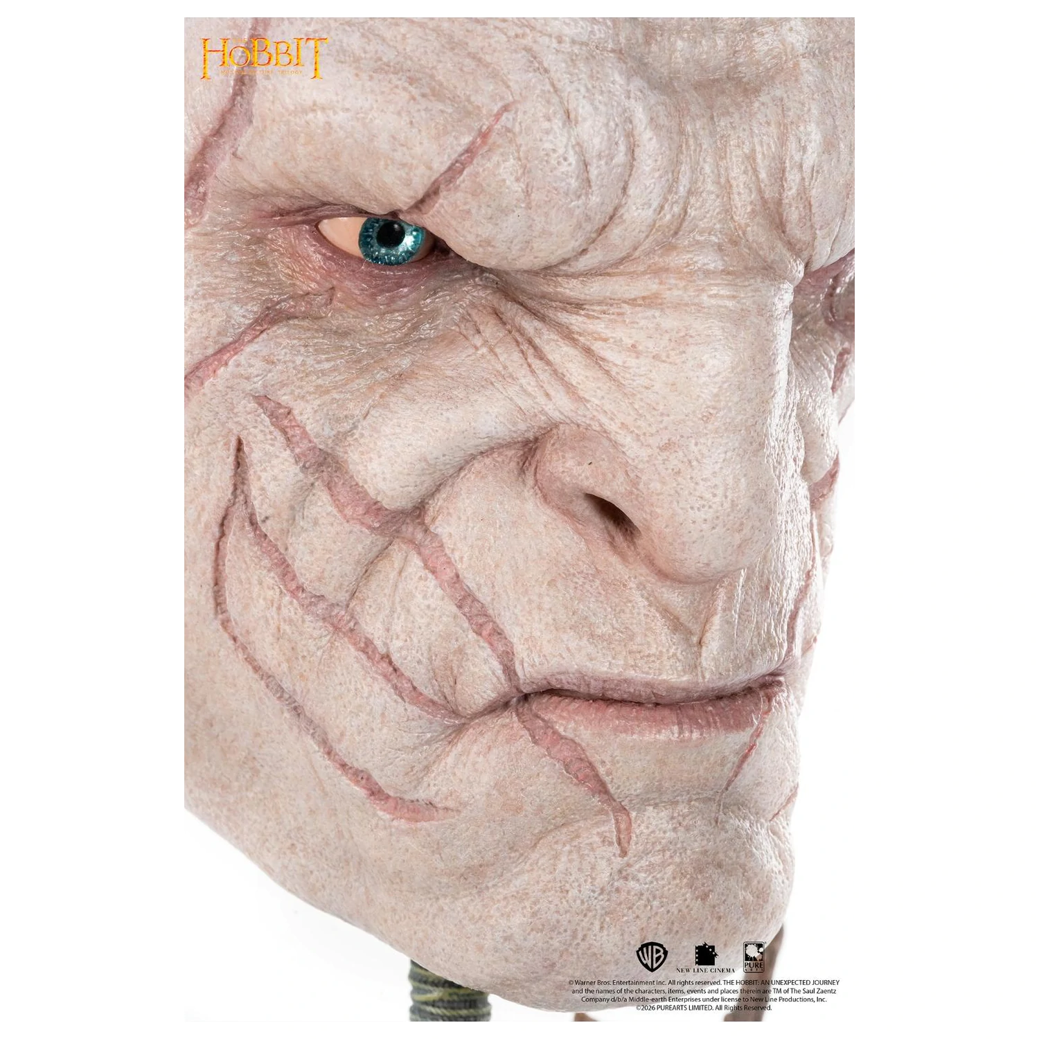 The Hobbit Art Maska Azog Replika 1/1 54 cm fotografii produktu